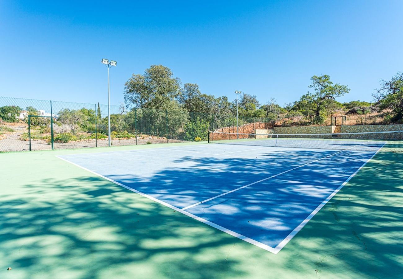 Profitez du court de tennis en pleine nature.