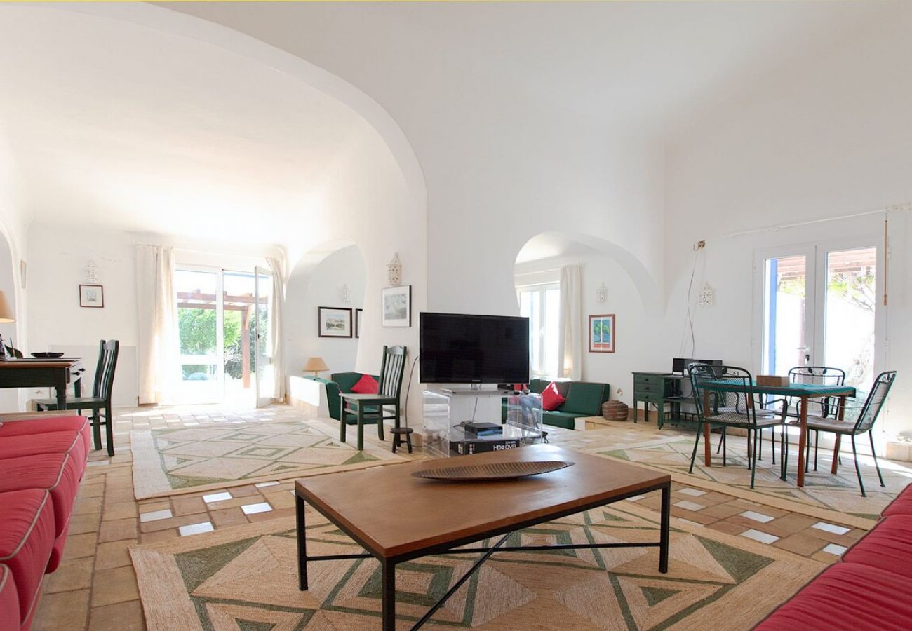 Spacious living room with natural light.